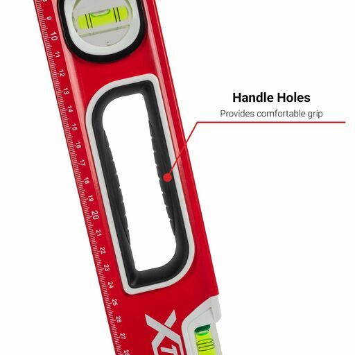 Xtorque XTR60 600mm Red Trade Spirit Level – image 7
