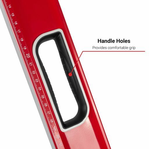 Xtorque XTR80 800mm Red Trade Spirit Level – image 7