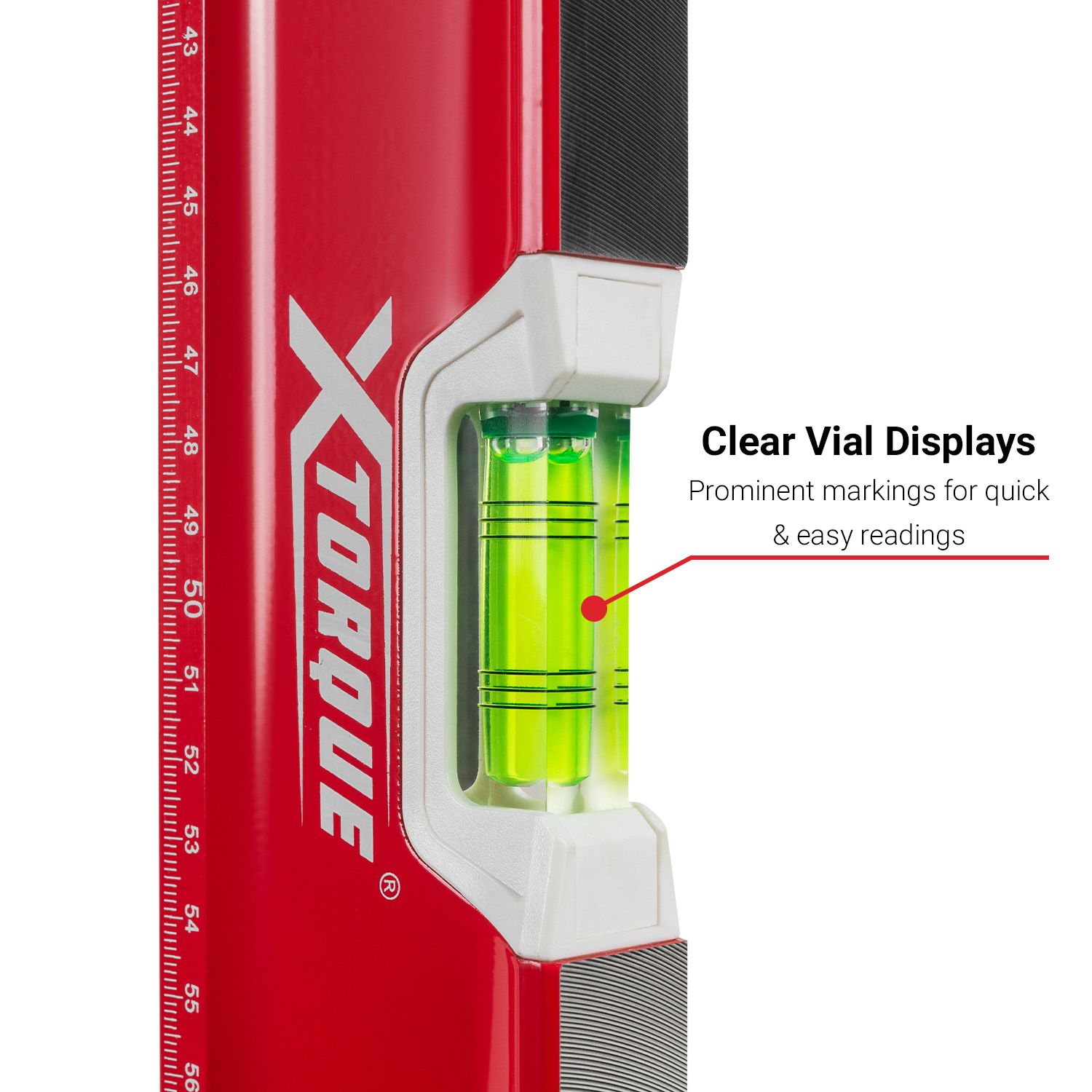 Xtorque XTR100 1000mm Red Trade Spirit Level – image 4