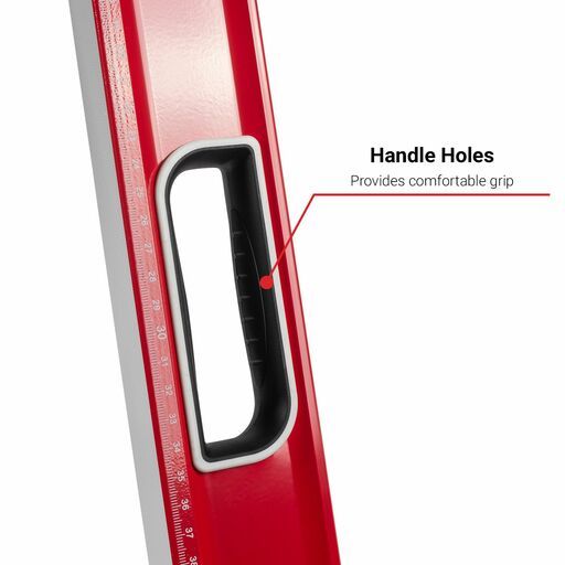 Xtorque XTR100 1000mm Red Trade Spirit Level – image 7
