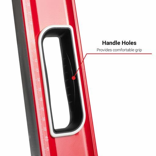 Xtorque XTR150 1500mm Red Trade Spirit Level – image 7