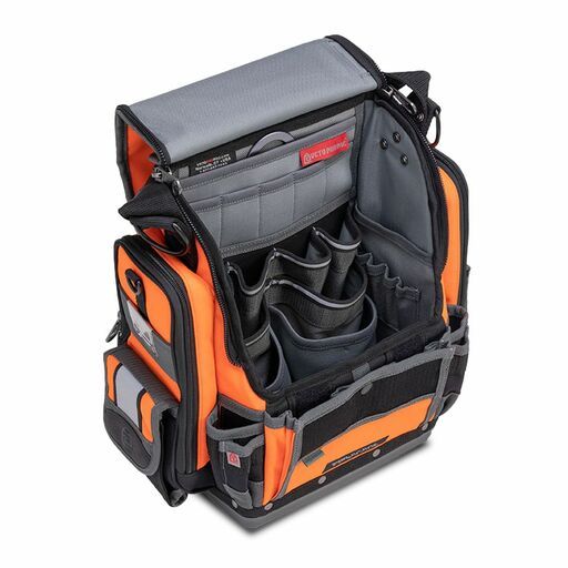 Veto Pro Pac VETOTPXXLHVO Extra Large Zippered Hi-Viz Orange Technician Tool Pouch – image 4