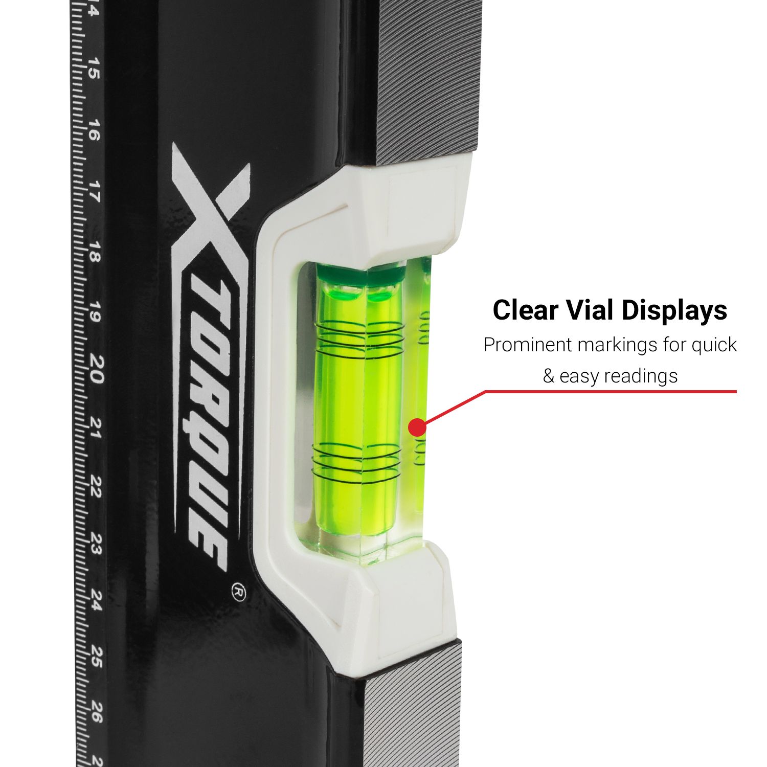 Xtorque XTB40M 400mm Black Magnetic Trade Spirit Level – image 4