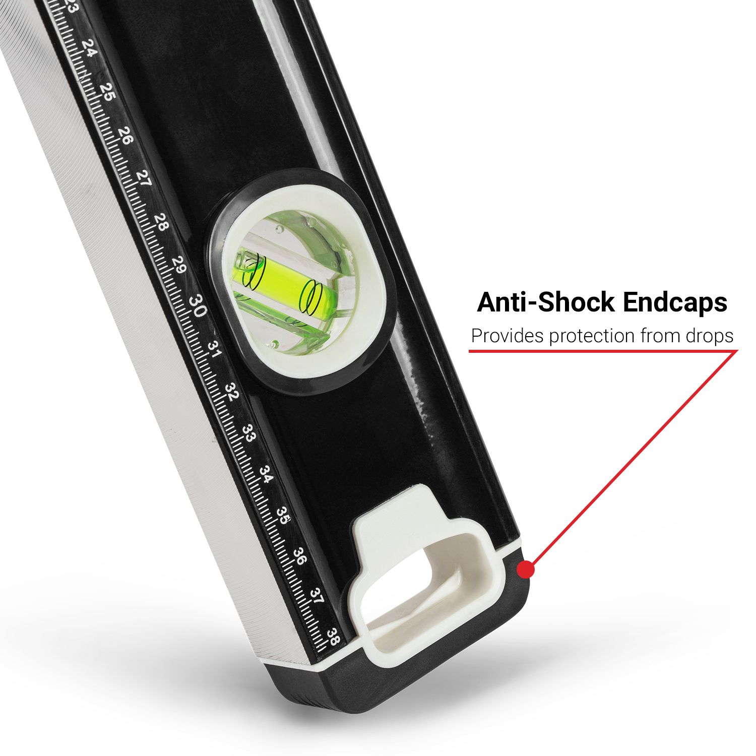 Xtorque XTB40M 400mm Black Magnetic Trade Spirit Level – image 6