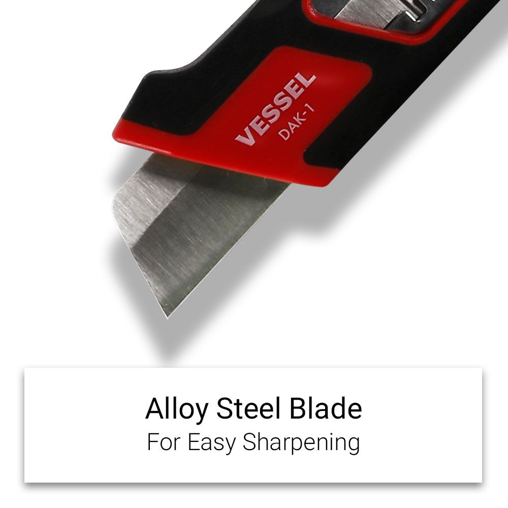 Vessel DAK-1 Electric Adjustment Red Knife Steel Blade – image 3