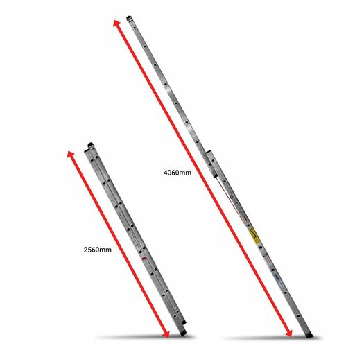 Climbrite CLA16 3-In-1 16 Step 2.56m-4.06m Aluminium Extension Ladder – image 2