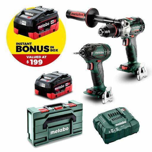 Metabo MET18BL2MB1HD5.5HR (AU68207300) 18V 5.5Ah Li-ion Brushless 2pce Combo Kit – image 2