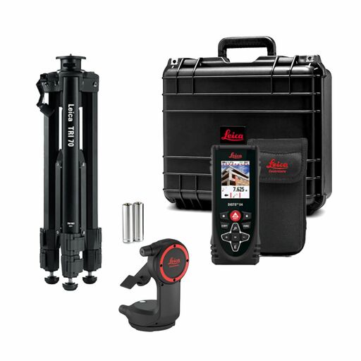 Leica DISTOX4KIT (LG887891K) Disto X4 P2P Kit with DST360 & TRI120 Tripod in Hard Case