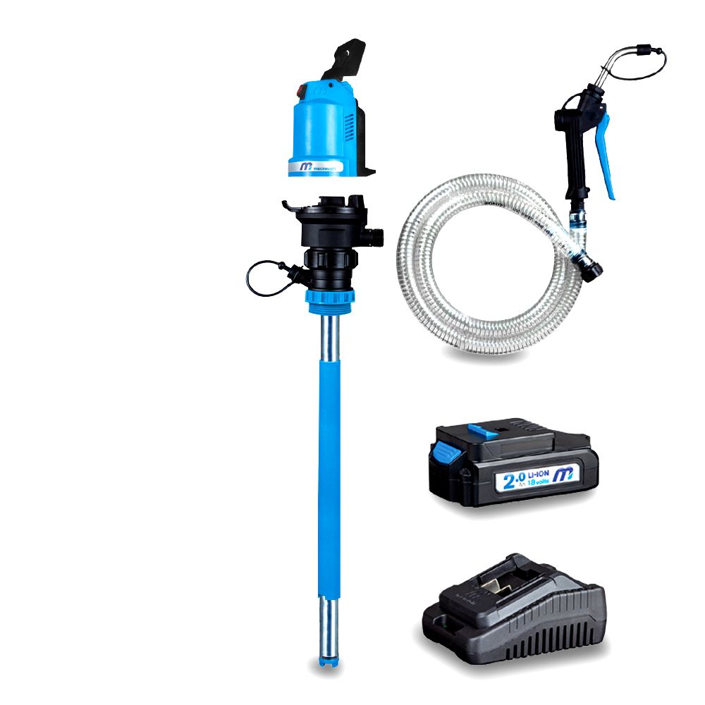 Macnaught BP205S-UNA 18V 2.0Ah Li-Ion 60/205 Litre Universal Pump Starter Combo Kit – image 1