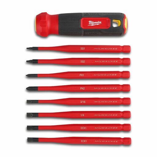 Milwaukee 48222218 8-in-1 1000V Insulated Multi-Bit Screwdriver – image 2