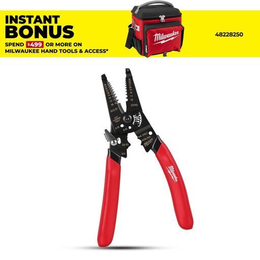 Milwaukee 48223052 Multi-Purpose Wire Stripper with Reinforced Head 