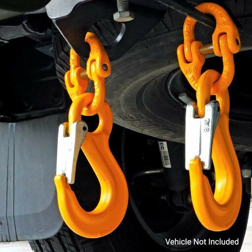 ITM TM9804-2000 2000kg 6mm to Suit 8mm Chain G80 Vehicle Chain Safety Hook Set – image 3
