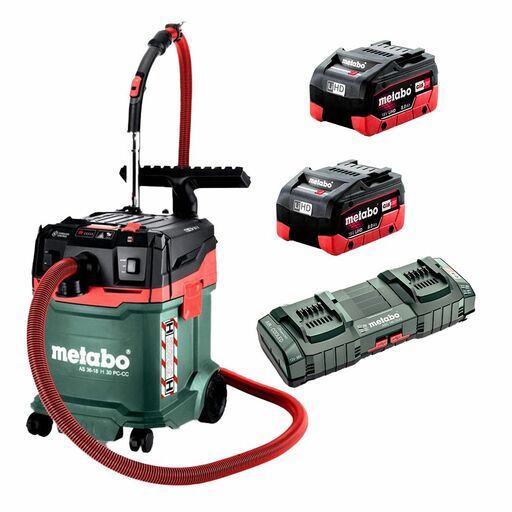 Metabo AU60207520 36V 8Ah 30L Wet & Dry H-Class Vacuum Combo Kit