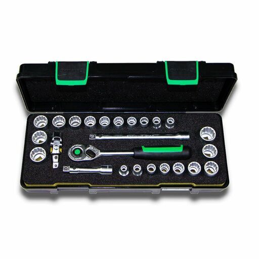 Stahlwille 707383 (SW45/45A/21/4 TCSP) 25pce Metric & Imperial 3/8" Drive Socket Set  – image 2
