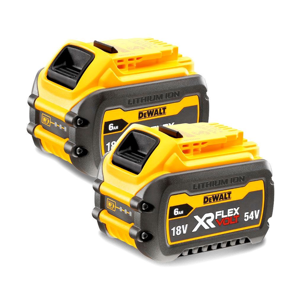 DeWalt DCB546T2-XJ 54V 6.0Ah  XR Flexvolt Li-Ion Battery Starter Twin Pack – image 1