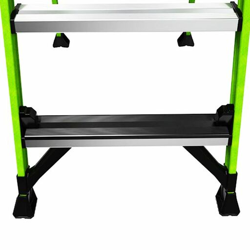 Little Giant Ladder Systems 19303 91cm (3')170kg Fiberglass Fortress 3 Step Platform Ladder with Gate – image 17