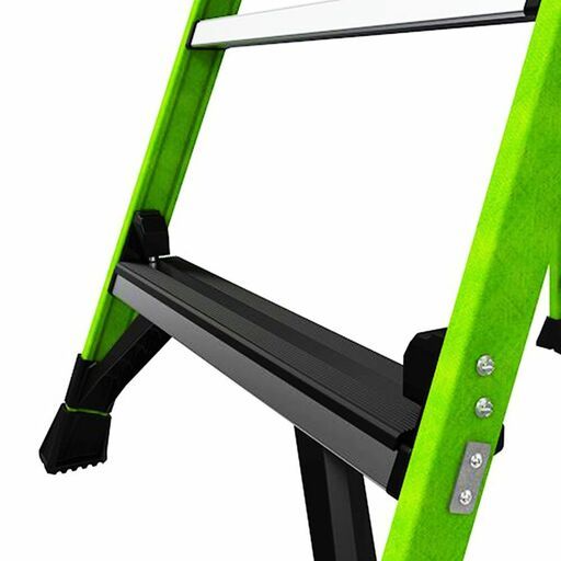 Little Giant Ladder Systems 19303 91cm (3')170kg Fiberglass Fortress 3 Step Platform Ladder with Gate – image 18