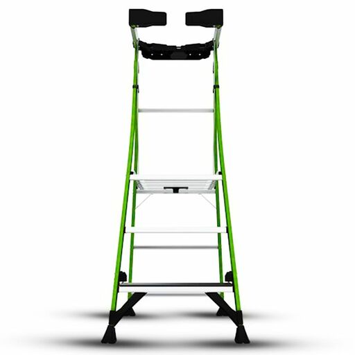 Little Giant Ladder Systems 19303 91cm (3')170kg Fiberglass Fortress 3 Step Platform Ladder with Gate – image 4