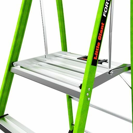 Little Giant Ladder Systems 19303 91cm (3')170kg Fiberglass Fortress 3 Step Platform Ladder with Gate – image 14