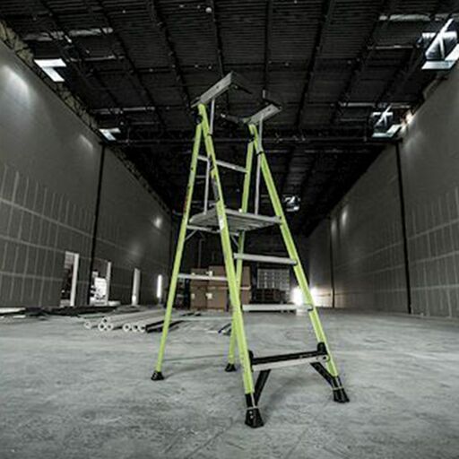 Little Giant Ladder Systems 19304 1.22m (4')170kg Fiberglass Fortress 4 Step Platform Ladder with Gate – image 21