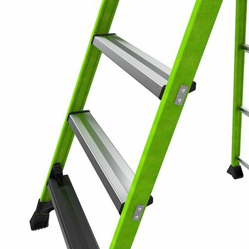 Little Giant Ladder Systems 19304 1.22m (4')170kg Fiberglass Fortress 4 Step Platform Ladder with Gate – image 16