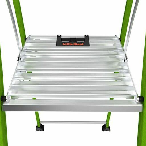 Little Giant Ladder Systems 19304 1.22m (4')170kg Fiberglass Fortress 4 Step Platform Ladder with Gate – image 14