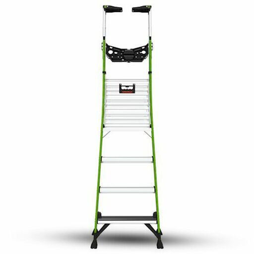 Little Giant Ladder Systems 19304 1.22m (4')170kg Fiberglass Fortress 4 Step Platform Ladder with Gate – image 5