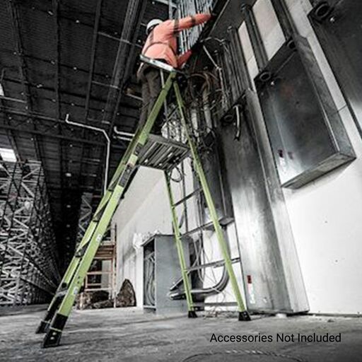 Little Giant Ladder Systems 19305 1.52m (5')170kg Fiberglass Fortress 5 Step Platform Ladder with Gate – image 20