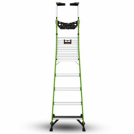 Little Giant Ladder Systems 19305 1.52m (5')170kg Fiberglass Fortress 5 Step Platform Ladder with Gate – image 5