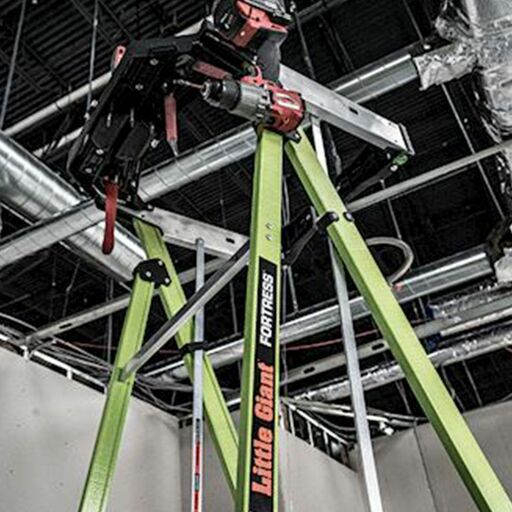 Little Giant Ladder Systems 19305 1.52m (5')170kg Fiberglass Fortress 5 Step Platform Ladder with Gate – image 38