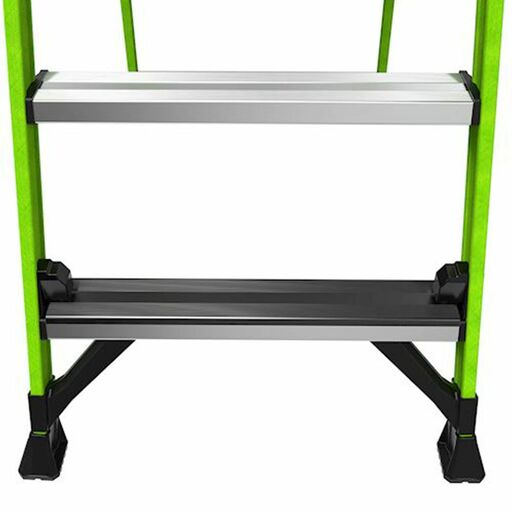 Little Giant Ladder Systems 19306 1.83m (6')170kg Fiberglass Fortress 6 Step Platform Ladder with Gate – image 17