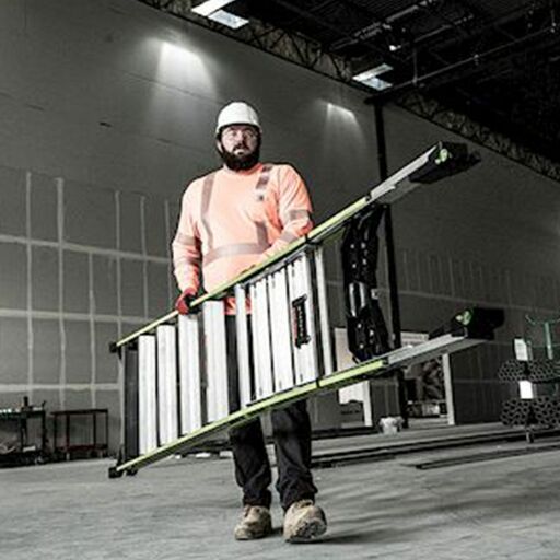 Little Giant Ladder Systems 19306 1.83m (6')170kg Fiberglass Fortress 6 Step Platform Ladder with Gate – image 39