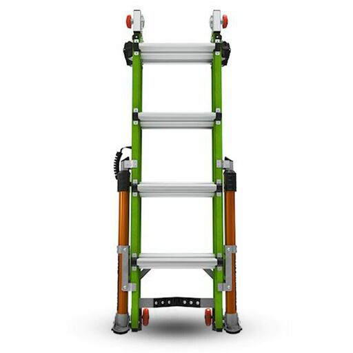 Little Giant Ladder Systems 17107-001 2.74 - 5.51m 136kg Fiberglass Conquest 2.0 M17 All Terrain Adjustable Telescoping Ladder – image 9
