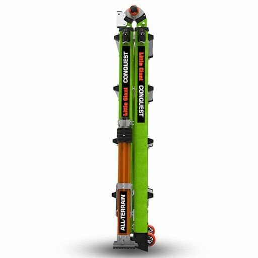 Little Giant Ladder Systems 17107-001 2.74 - 5.51m 136kg Fiberglass Conquest 2.0 M17 All Terrain Adjustable Telescoping Ladder – image 10