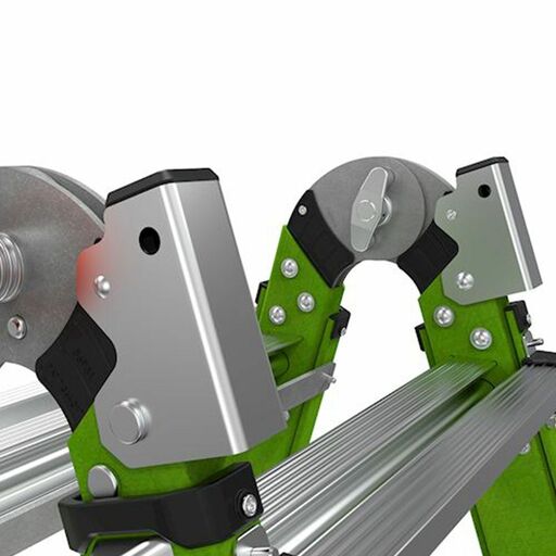 Little Giant Ladder Systems 17107-001 2.74 - 5.51m 136kg Fiberglass Conquest 2.0 M17 All Terrain Adjustable Telescoping Ladder – image 12
