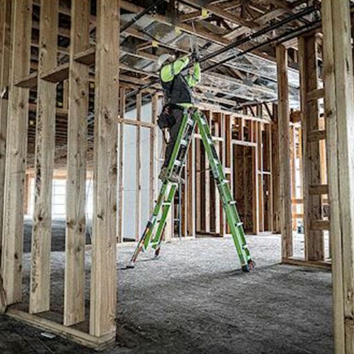 Little Giant Ladder Systems 17107-001 2.74 - 5.51m 136kg Fiberglass Conquest 2.0 M17 All Terrain Adjustable Telescoping Ladder – image 30