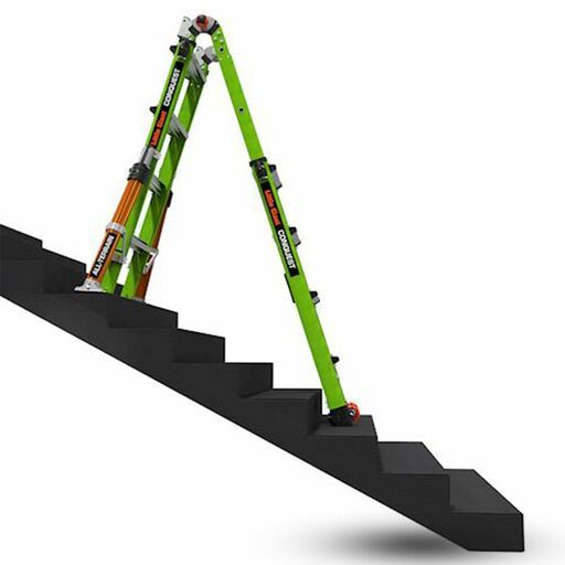 Little Giant Ladder Systems 17107-001 2.74 - 5.51m 136kg Fiberglass Conquest 2.0 M17 All Terrain Adjustable Telescoping Ladder – image 11
