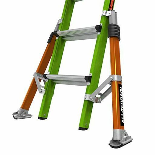 Little Giant Ladder Systems 17107-001 2.74 - 5.51m 136kg Fiberglass Conquest 2.0 M17 All Terrain Adjustable Telescoping Ladder – image 20