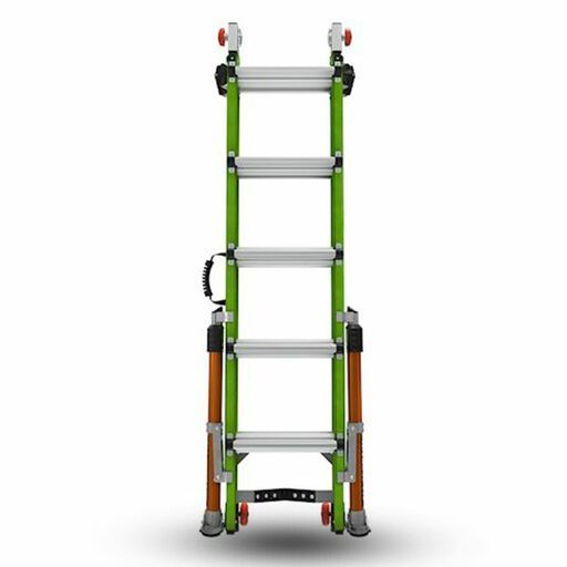 Little Giant Ladder Systems 17102-001 3.35 - 6.71m 136kg Fiberglass Conquest 2.0 M22 All Terrain Adjustable Telescoping Ladder – image 6