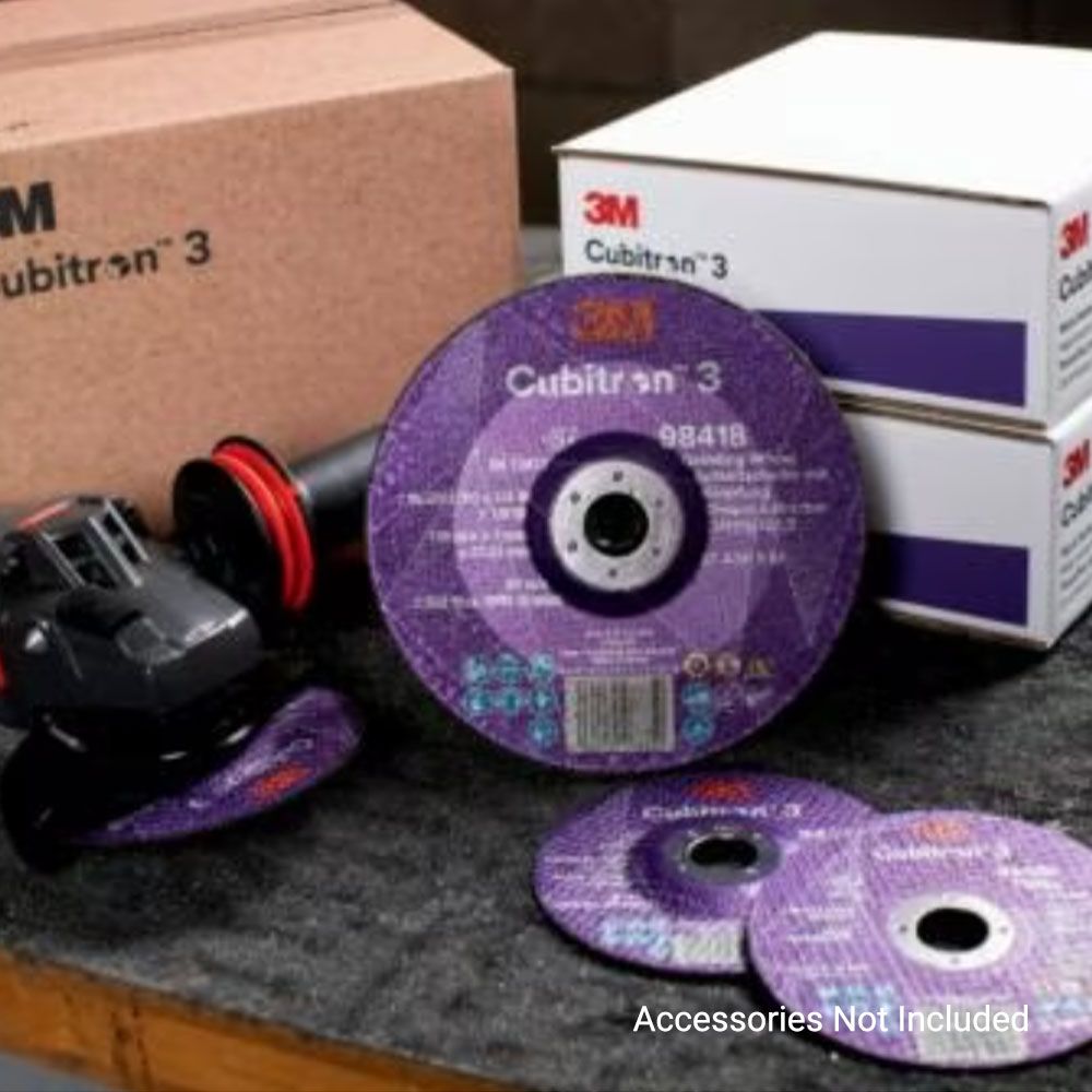 3M Cubitron 3 Trennscheibe, 88768, 36 , T41, 180 mm x 2 mm x 22,23 mm, EN, 25/Pack 3M Cubitron 3 Trennscheibe, 88768, 36 , T41, 180 mm x 2 mm x 22,23 mm, EN, 25/Pack