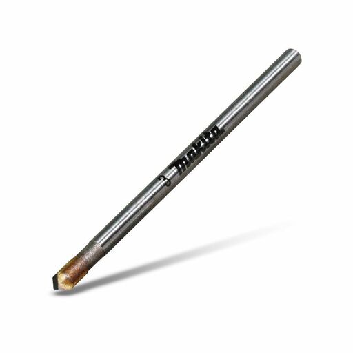 Makita D-78405 3mm x 51mm Glass & Tile TCT Drill Bit