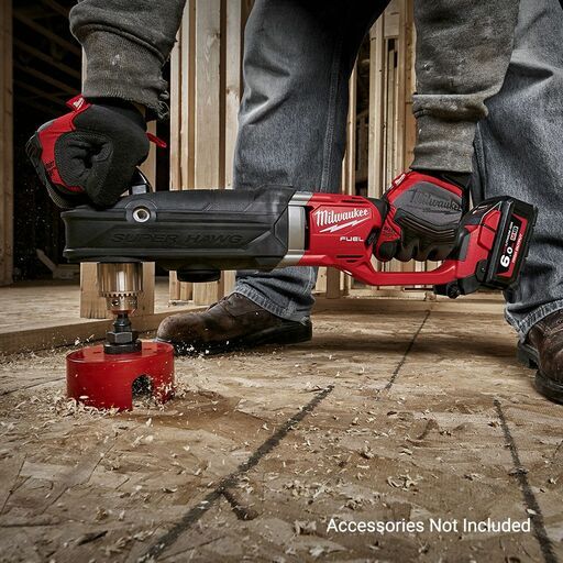 Milwaukee M18FRAD2-0 (222568) 18V 13mm M18 FUEL SUPER HAWG™ Right Angle Drill - Skin Only – image 4