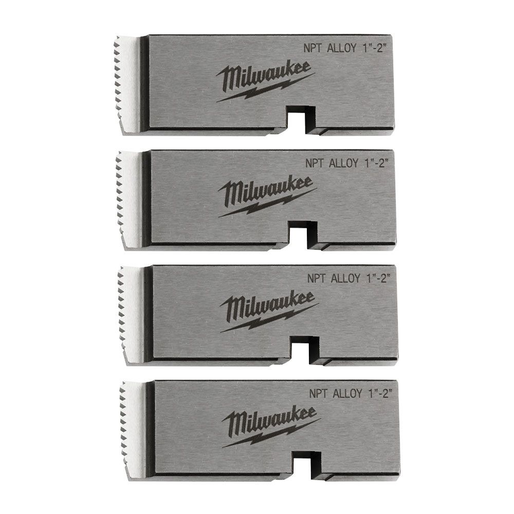 Milwaukee 48361202 1"2" Alloy NPT Universal Pipe Threading Die Set