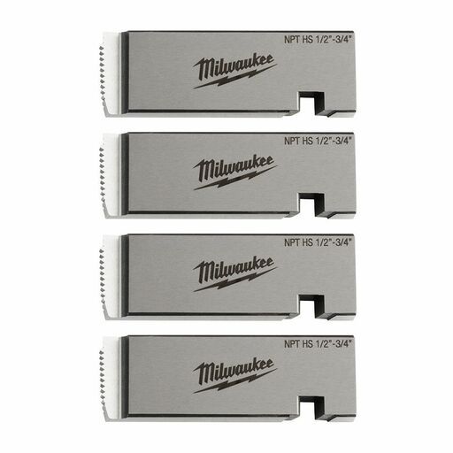 Milwaukee 48361203 1/2"-3/4" High Speed NPT Universal Pipe Threading Die Set – image 2