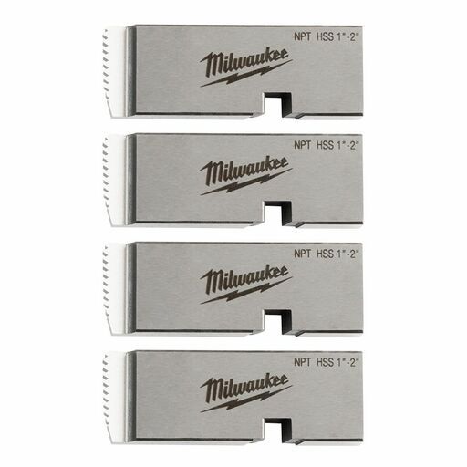 Milwaukee 48361206 1"-2" High Speed Stainless NPT Universal Pipe Threading Die Se – image 2