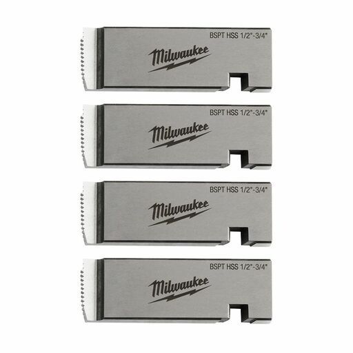 Milwaukee 4932492928 1/2"-3/4" High Speed for Stainless BSPT Universal Pipe Threading Die Set – image 2