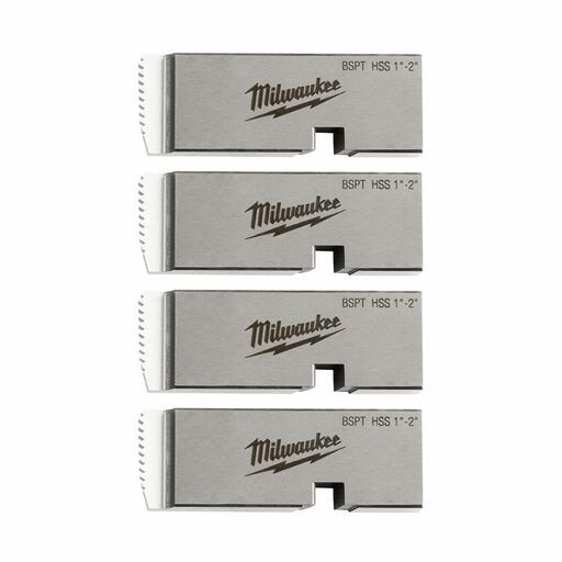 Milwaukee 4932492929 1"-2" High Speed Stainless BSPT Universal Pipe Threading Die Set – image 2