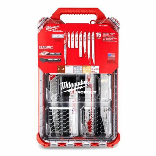 Milwaukee 49225641  15pce PACKOUT Sawzall Blade Set – image 4