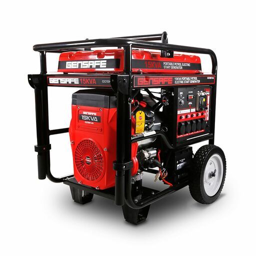 Gensafe GG15KVA 12kW Petrol Portable Electric Start Generator