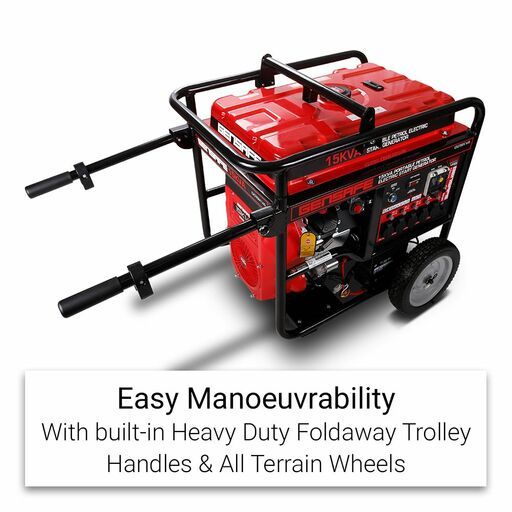 Gensafe GG15KVA 12kW Petrol Portable Electric Start Generator – image 10